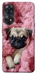 TPU чохол Demsky Мопс у ніжностях для Oppo Reno 8 T 4G