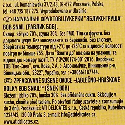 Натуральна цукерка Bob Snail Яблуко-груша 60 г (719647) - мініатюра 4