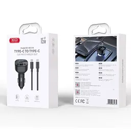 ФМ-модулятор XO BCC18 Smart bluetooth MP3 Car Charger Type-C 3A Чорний - мініатюра 2