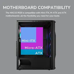 Корпус Cougar MX110 Uniface RGB Black (MX110 RGB) - мініатюра 10