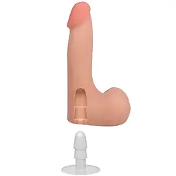 Фалоімітатор Doc Johnson The Realistic Cock ULTRASKYN 7 Inch with Balls, 17.8 см - мініатюра 6