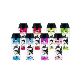 Лубрикант на водній основі Shunga Toko AROMA – Raspberry (165 мл), не містить цукру - мініатюра 2