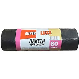 Пакети для смiття SUPER LUXE 60л 10шт Польща