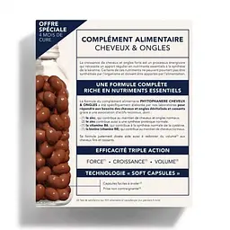 Комплекс Phyto Phytophanere Hair And Nails Dietary Supplement 240 капсул (120 х 2 шт.) - мініатюра 2