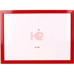 Фоторамка DL 21х30 червона з білою окантовкою DL-145