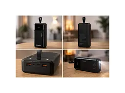 Зовнішній акумулятор (Power Bank) Awei PA-105 40000mAh Black - мініатюра 8