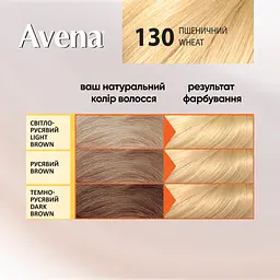 Cтійка крем-фарба для волосся Avena Shine Color пшеничний 130 138 мл - мініатюра 4
