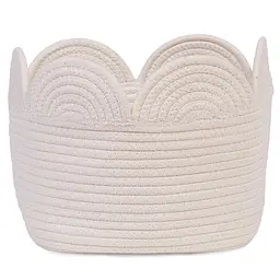 Кошик для іграшок Childhome Flower 30x20x15 см білий (CCBAFL20) - мініатюра 3
