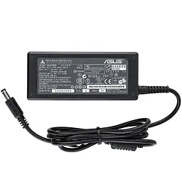 Блок живлення для ноутбука ASUS 19V 3.42A 65W 5.5x2.5мм L-подібний роз'єм із перехідником чорний - мініатюра 3