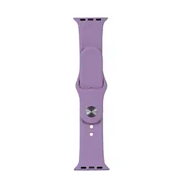 Ремінець Silicone Apple Watch 42/44/45/46/49 мм Light Purple L