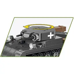 Конструктор Cobi Друга світова війна Танк Panzer II, 250 деталей (COBI-2718) - мініатюра 4