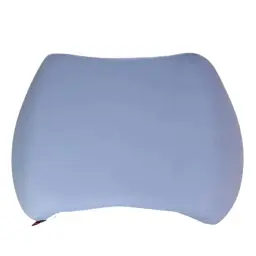 Подушка для попереку Yiwu Minimal Memory Foam 37х28х10 см матовий трикотаж блакитний