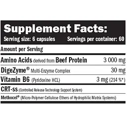 Комплексні яловичі амінокислоти Amix BEEF Amino 198 капсул - мініатюра 2