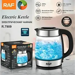 Електрочайник XPRO R.7922 зі скляним корпусом і металевим фільтром (43350-R.7922_521) - мініатюра 3