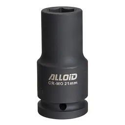 Торцева головка ударна глибока 3/4"DR, 21 мм. Alloid. GUG-71121