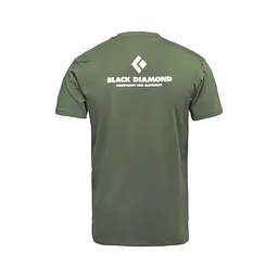 Футболка чоловіча Black Diamond M SS Equipment For Alpinist Tee M Оливковий - мініатюра 5