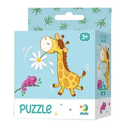 Дитячий пазл "Жирафик з хамелеоном" DoDo Toys 300163, 16 елементів
