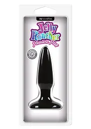 Анальна пробка Jelly Rancher Pleasure Plug Mini 8.5 см (чорний) - мініатюра 2