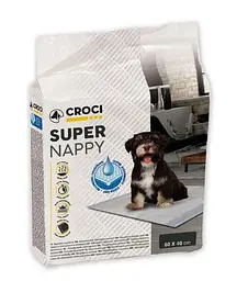 Пелюшки для собак Croci Super Nappy 60х40 см ЦІНА ЗА 1 ШТ C6028478 - мініатюра 2