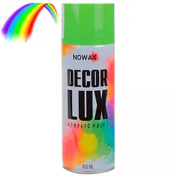 Флуоресцентна фарба Nowax Спрей 450 мл Зелена (green) NX48046
