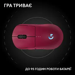 Миша Logitech G Pro 2 LightSpeed Wireless Pink (910-007309) - мініатюра 12