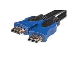 Кабель PowerPlant (KD00AS1199) HDMI - HDMI, 0.75м, позолочені конектори, 1.4V