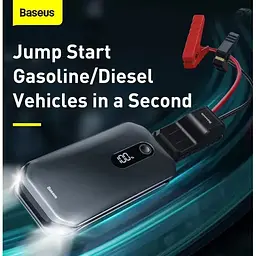 Пускозарядний пристрій Baseus Car Jamp Starter Super Energy Pro 3in1 12V 12000mAh з функцією павербанку - мініатюра 10