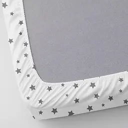 Набір простирадл на резинці Cosas BEIGE/GREY STARS 160х200х20 см (Set_Beige_StarGrey_160x200_2) - мініатюра 5