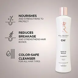 Шампунь зволожуючий CHI Royal Treatment для збереження кольору волосся Bond Repair 59 мл (RTBRS2) - мініатюра 2