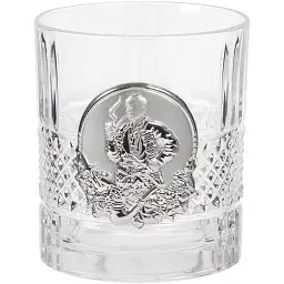 Подарунковий набір склянок Boss Crystal "Козаки" зі срібними накладками - мініатюра 4