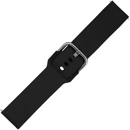 Ремінець DK CDK для Xiaomi Amazfit Balance (A2286) "L" 22mm Silicone Sport Band Classic (011018) (black) - мініатюра 3