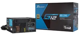 Блок живлення 750 Вт, G12 GC, Black, 80+ Gold, Active PFC, 12 см Seasonic teh0034037 - мініатюра 3