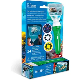 Ліхтарик-проектор Brainstorm Toys Мешканців морів, 3 диски, 24 зображення (N5132) - мініатюра 2