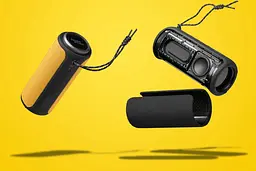 Акустична система 2E SoundXTube TWS, MP3, Wireless, Waterproof Yellow - мініатюра 2