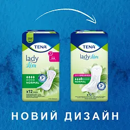 Урологічні прокладки Tena Lady Slim Normal 4 краплі 12 шт. - мініатюра 3