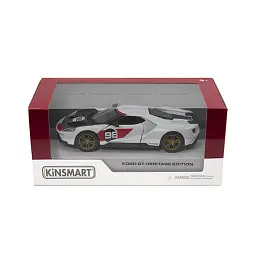Металева інерційна легкова модель Ford GT Heritage Edition 5", відкриваються двері (В асортименті) - мініатюра 2