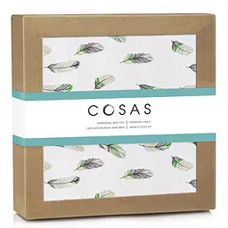 Пелюшки фланелеві Cosas Feathers 80х100 см, білі
