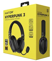 Ігрова гарнітура HATOR Hyperpunk 3 Hi-Res Wireless Black (ESH15) - мініатюра 10