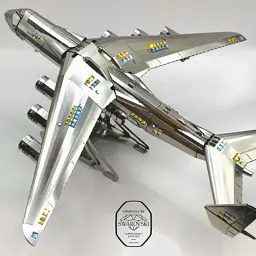 Конструктор Metal Time Колекційна модель АН-225 "Мрія" CRYSTAL EDITION з кристалами SWAROVSKI (Зібрана) (MT001SWRSK/READY) - мініатюра 5