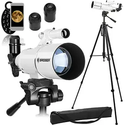 Телескоп Bresser Classic 70/350 Refractor з адаптером для смартфона (4670350) - мініатюра 5