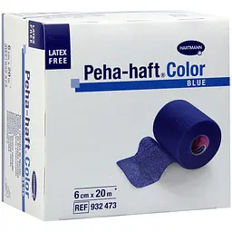 Бинт когезивний Paul Hartmann Peha-Haft самофіксований 6 см х 20 м синій (med0001463) - мініатюра 3