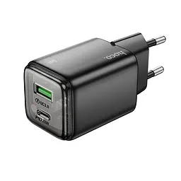 Мережевий зарядний пристрій Hoco N52 Monsoon PD20W+QC3.0 charger(EU) Чорний