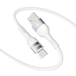 Кабель для заряджання та обміну даними Yoki YK-EX11 EXTRA Series USB/Type C 60W 3A/20V 1.2 m White - мініатюра 4