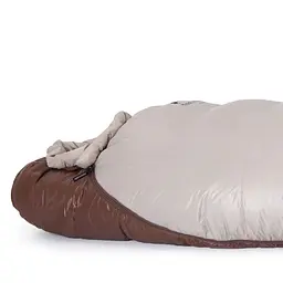 Спальник з натуральним пухом Naturehike Snowbird NH20YD001, p-р M, коричневий 350 г - мініатюра 4