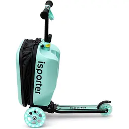Самокат iSporter Travel 2 в 1 з валізою м'ятний (K3_Mint) - мініатюра 7