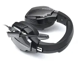 Навушники REAL-EL GDX-7680, Black, Mini jack + USB, накладні, мікрофон, кабель 2.2 м (GDX-7680) - мініатюра 5