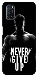 Чохол Demsky Never give up для Oppo A52 / A72 / A92