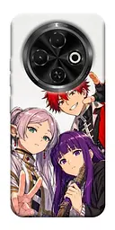 TPU чохол Demsky Frieren and friends для TECNO Spark 30C