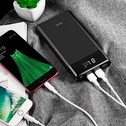 Додаткова батарея Hoco B35E Entourage (30000mAh) Black - мініатюра 5