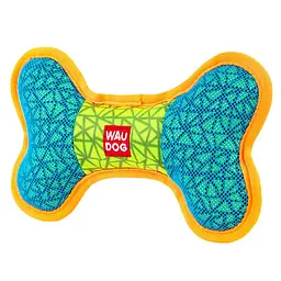 Іграшка для собак Waudog Fun Кістка Ш 20 см Д 12 см блакитна - мініатюра 2